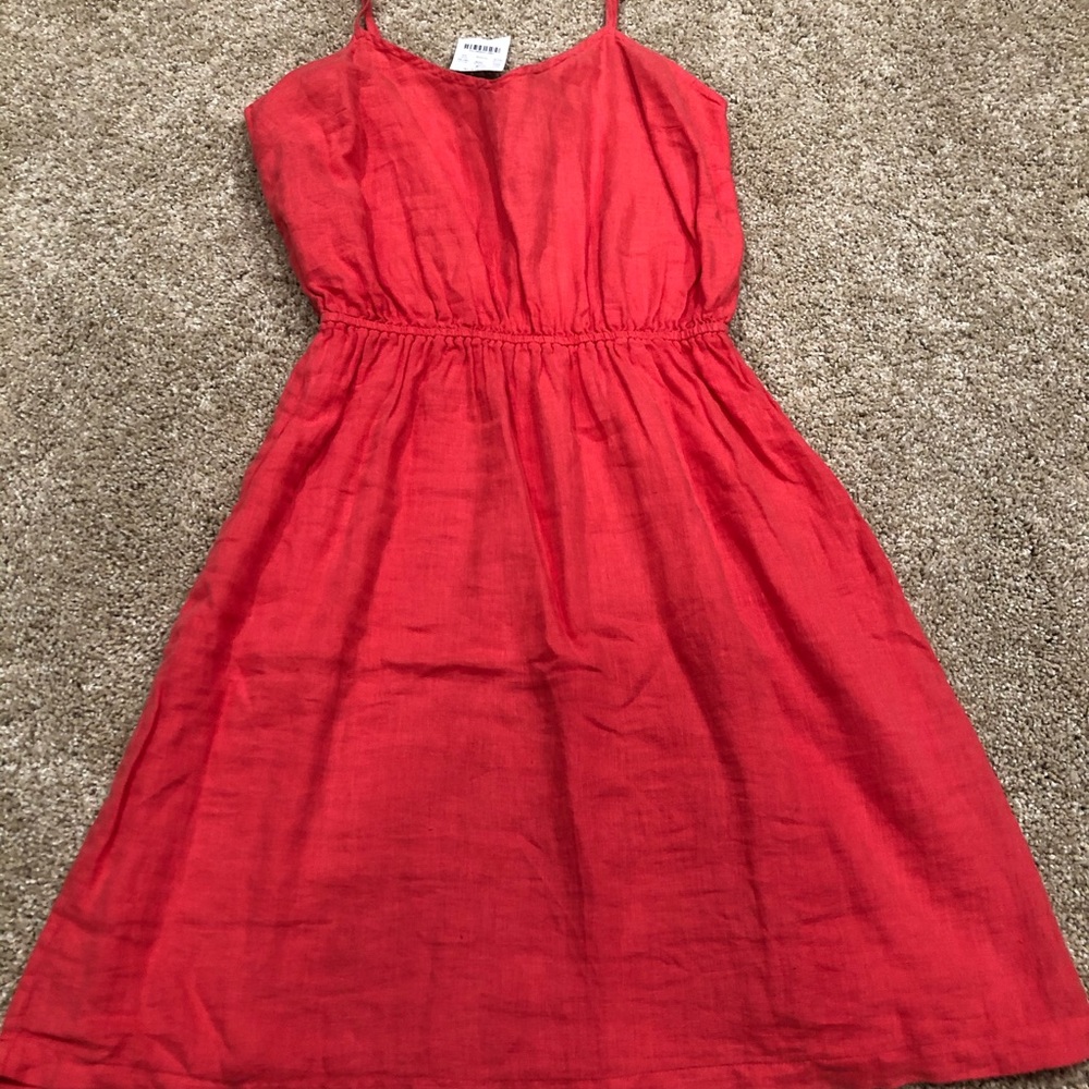 NWT JCrew Factory Linen Cami Dress xS
